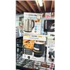 Image 2 : KALORIK 4.5 QUART DIGITAL AIR FRYER, HAMILTON BEACH STAINLESS STEEL ELECTRIC KETTLE, PROCTER SILEX