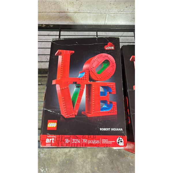 LEGO ART ROBERT INDIANA LOVE BUILDING SET 31214
