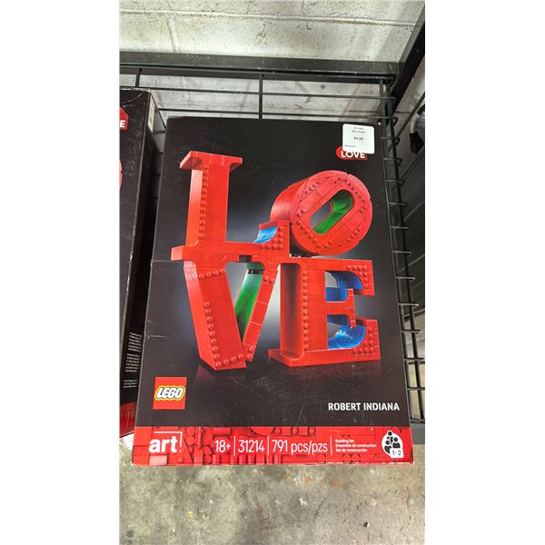 LEGO ART ROBERT INDIANA LOVE BUILDING SET 31214