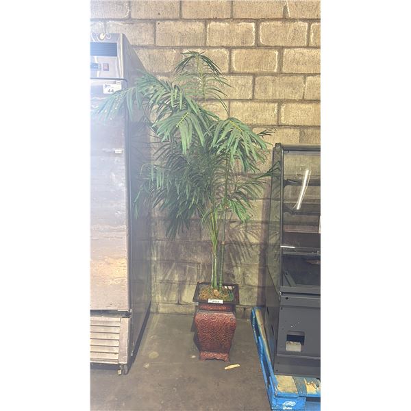 FAUX POTTED PLANT APPROX 7' TALL