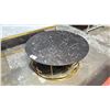 Image 1 : BLACK MARBLE TOP GOLD BASE COFFEE TABLE