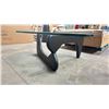Image 3 : BLACK BASE/GLASS TOP COFFEE TABLE
