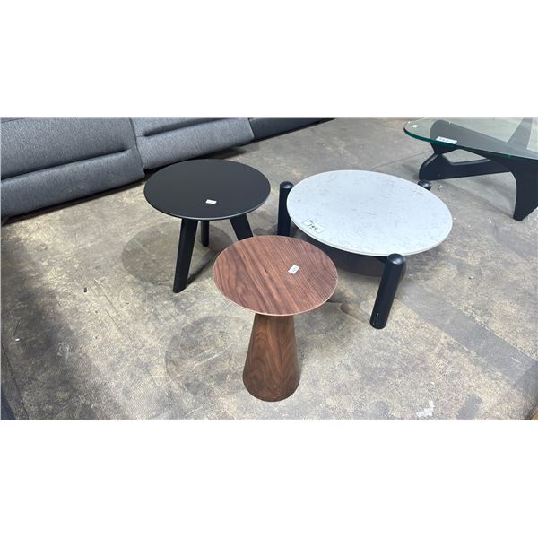 SMALL COFFEE TABLE & 2 SIDE TABLES