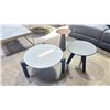 Image 2 : SMALL COFFEE TABLE & 2 SIDE TABLES