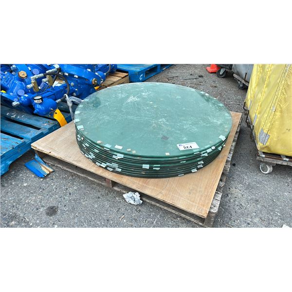 12 ROUND 40  GLASS TABLE TOPS