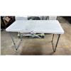 Image 1 : PLASTIC FOLDING TABLE - 4' LONG