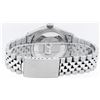 Image 7 : Rolex Mens Stainless Steel Diamond Lugs And Ruby Channel Set Diamond Datejust Wr