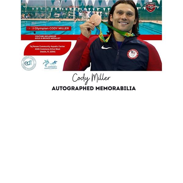 Cody Miller Autographed Memorabilia