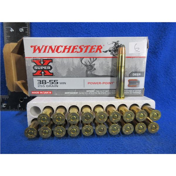 38-55 Win. 255gr PP Winchester (Pick Up or Ship by UPS Only)