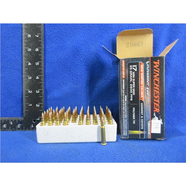 17 Win. Super Mag 25gr Winchester (Pick Up or Ship by UPS Only)