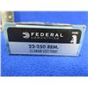 Image 2 : 22-250 Rem. 55gr SP Federal Cartridges (Pick Up or Ship by UPS Only)