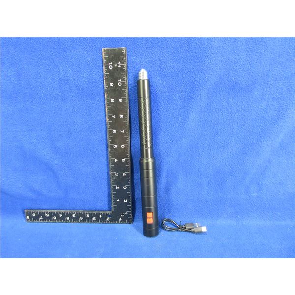 NEW - Telescopic Baton with Flashlight and Lighter