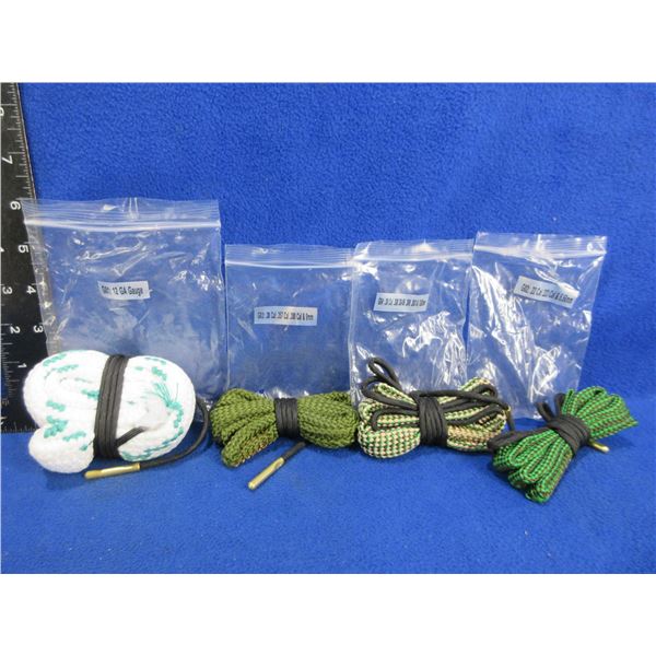 NEW - 4 Pull Thrus - 12 Ga., 22 Cal., 30 Cal., 38 Cal./9MM