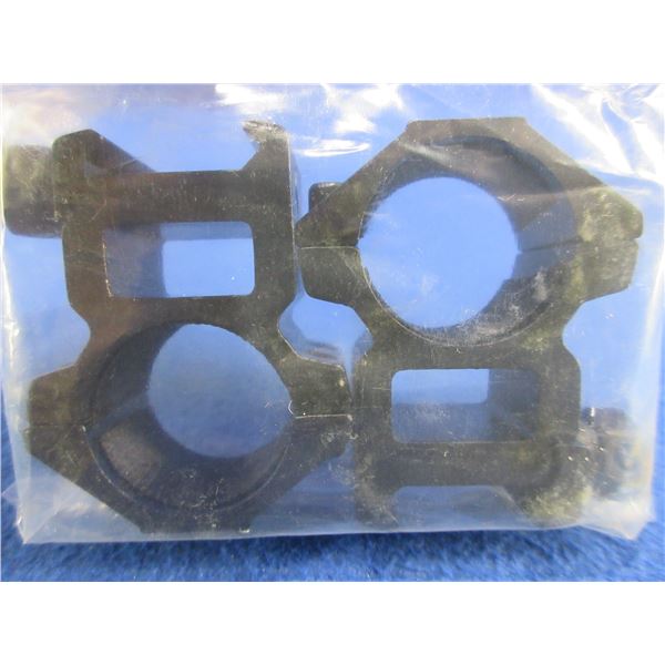 NEW - 1" See-Thru Scope Rings