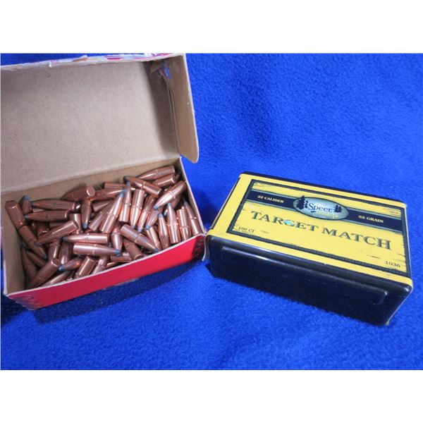22 Cal. Speer and Hornady Bullets