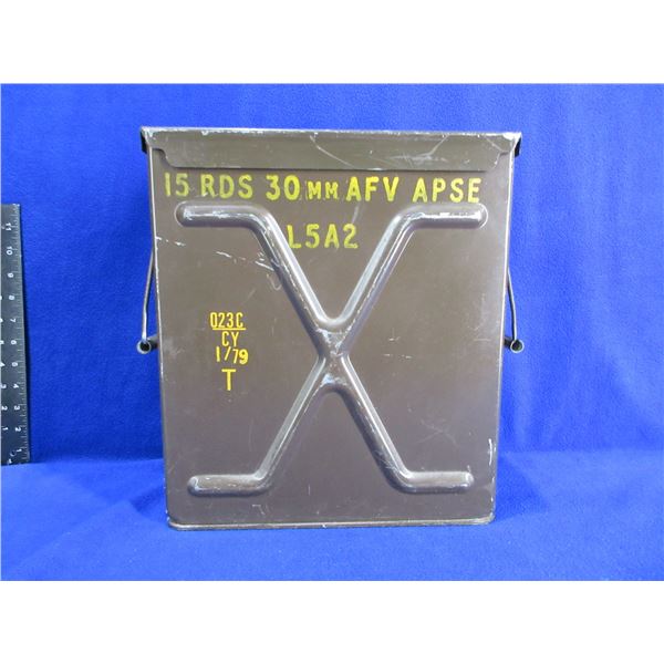 Metal Ammo Can - 12" x 5 1/2" x 13 1/2" High