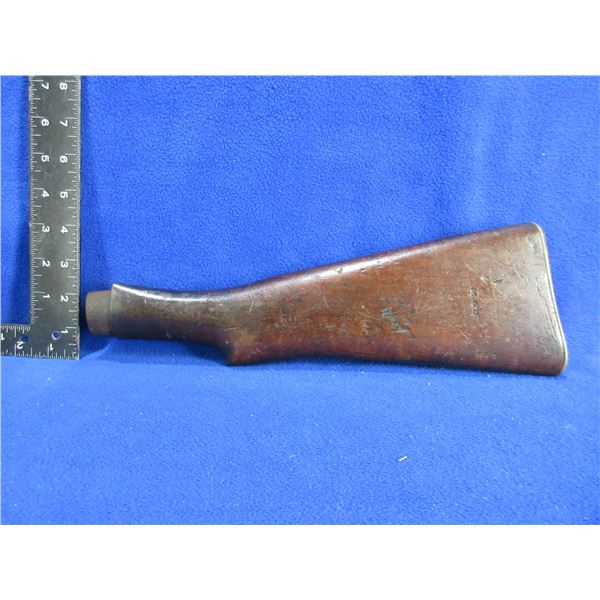 Stock Only - Lee Enfield Wood Stock w/ Long Lee Brass Butt Plate