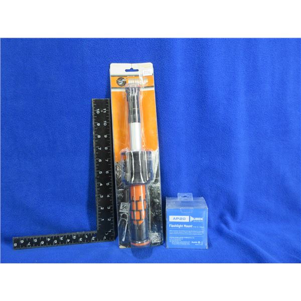 WASP Extending Pole Mount & Wuben Flashlight Mount