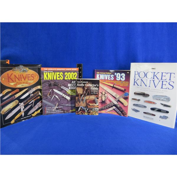 5 Assorted Knife Books
