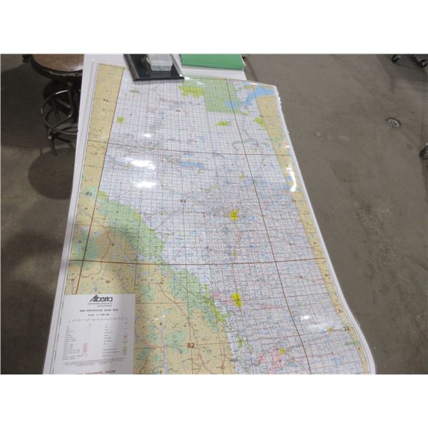 Laminated Alberta Sustainable Resource Development Map