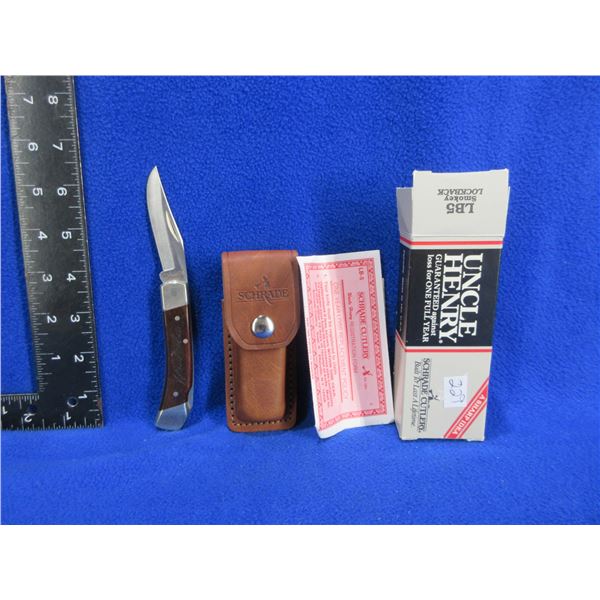 Schrade Uncle Henry LB5 Smokey Lockback Folding Knife
