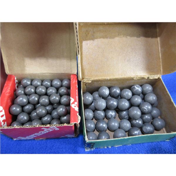 .490" and .375" Lead Round Balls - Box of 44, Box of 100