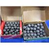 Image 1 : .490" and .375" Lead Round Balls - Box of 44, Box of 100