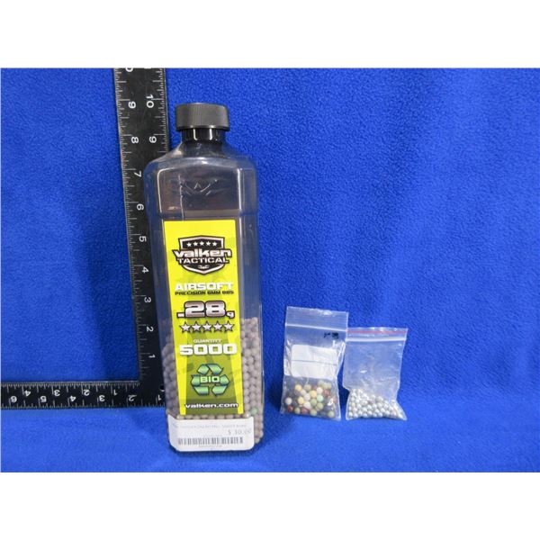 Lot of Misc. Airsoft BB's - Approx. 1500+