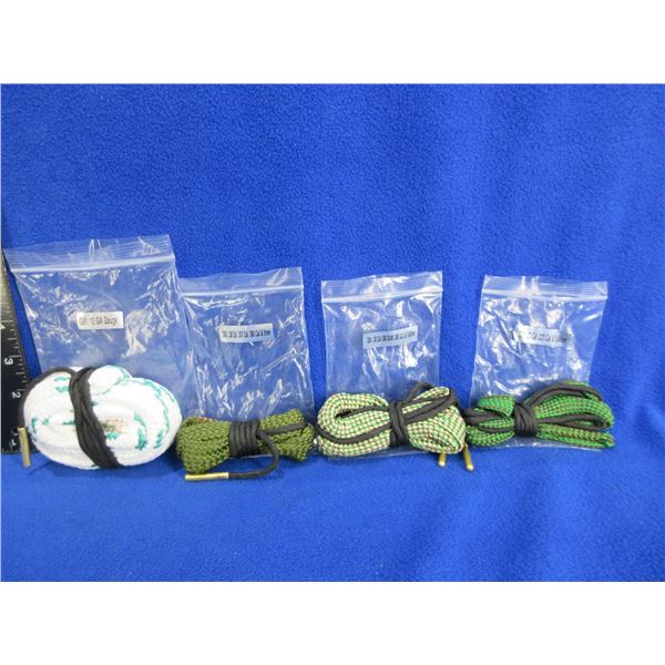 NEW - 4 Pull Thrus - 12 Ga., 22 Cal., 30 Cal., 38 Cal./9MM