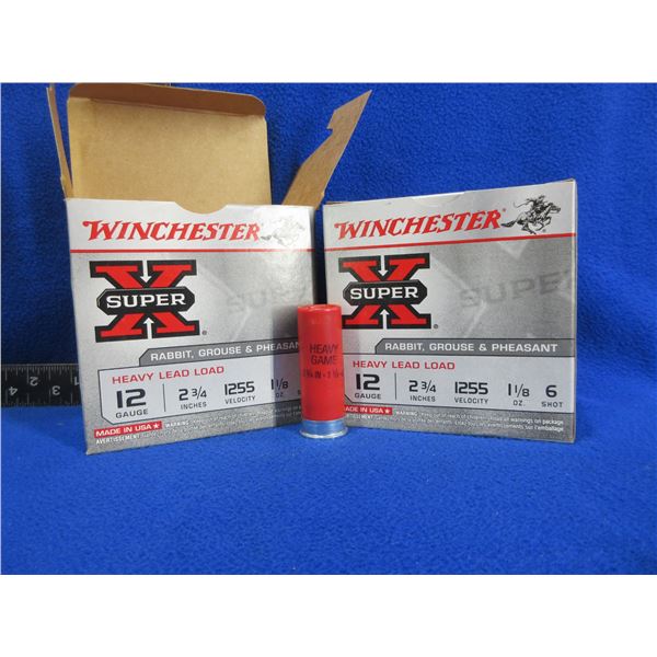 12 Ga. 2 3/4" 6 Shot (Pick Up or Ship by UPS Only) Win. Shotshells