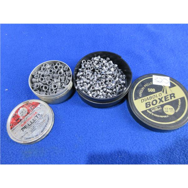 .177 Cal. Diabolo and .22 Cal. Winchester Pellets