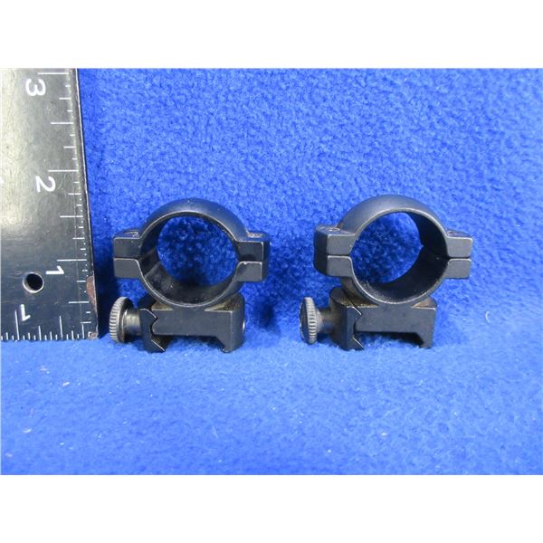 1" Medium Aluminum Scope Rings
