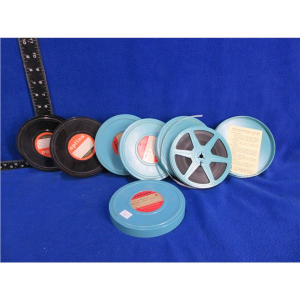 6 Vintage 8mm Film Reels from 1962 - 1970
