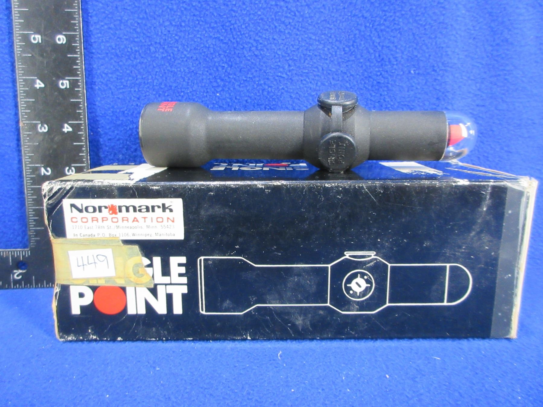 Normark Display Vintage Normark Single Point Red Dot Sight in Original Box