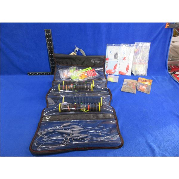 Lot of Misc. Fishing Tackle in Bass Pro Shops Rig Bag