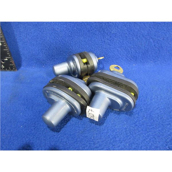 3 Trigger Locks Keyed the Same with 5 Keys