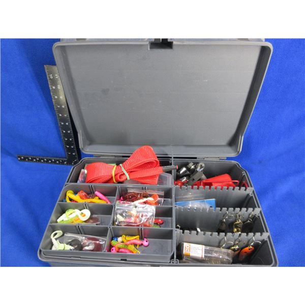 Plano Over and Under Magnum Tackle Box w/ Misc, Tackle