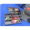 Image 2 : Plano Over and Under Magnum Tackle Box w/ Misc, Tackle