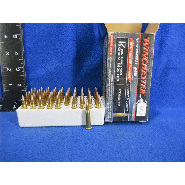 17 Win. Super Mag 25gr Winchester (Pick Up or Ship by UPS Only)