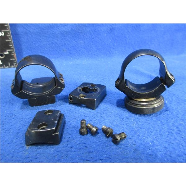 1" Quick Release Rings & Bases for Older Zastava