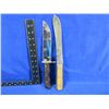 Image 2 : Fixed Blade Knife (Handle Cracked) & Vintage Butcher Knife