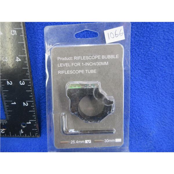 NEW - 1" Riflescope Bubble Level with Compass