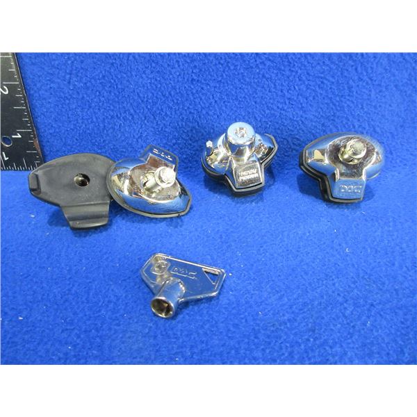 3 Trigger Locks Keyed Alike with 1 Key