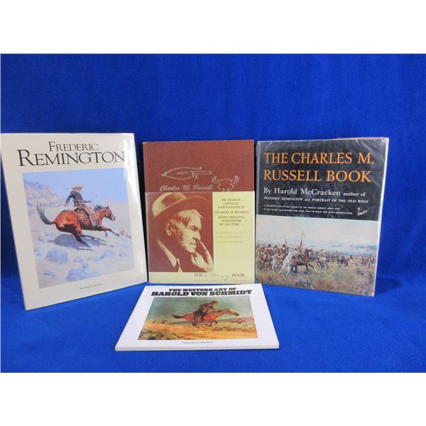 4 Vintage Western Art Books