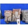 Image 4 : 3 Yugoslavian 2 Pocket Leather Ammo Pouches for Mauser