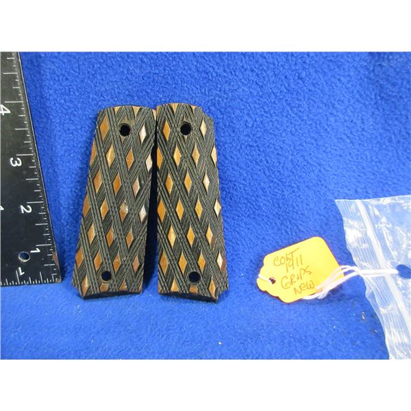 Colt 1911 Wood Grips - No Screws