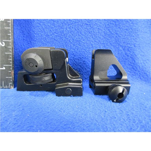 Airsoft Tactical Front and Rear Iron Sights