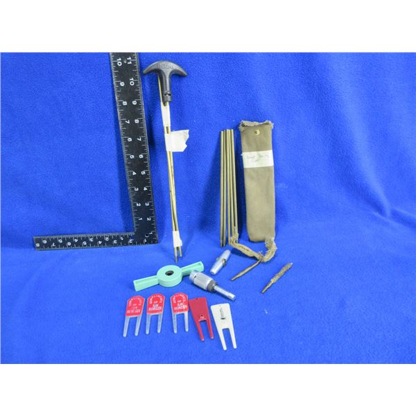 Lot of Misc. - 2 Brass Cleaning Rods, Golf Tee Pullers, Etc.