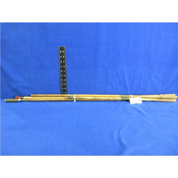 4 Wooden Shotgun Cleaning Rods