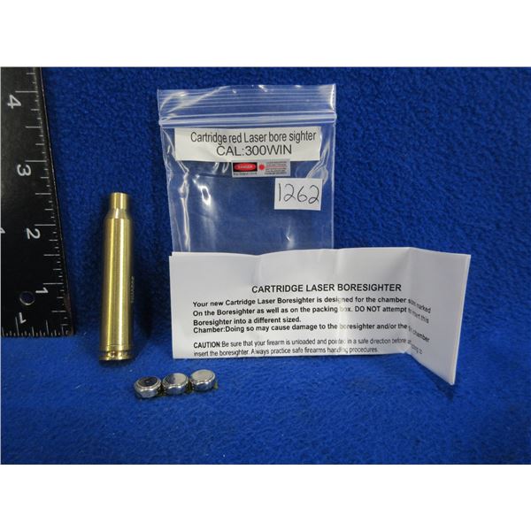 NEW - 300 Win. Cartridge Red Laser Bore Sight w/ Batteries